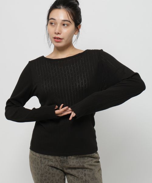 niko and .アイレットテレコレースプルオーバー シルバー M ウィメンズインナー ニコアンド 494717 and ST アンドエスティ(旧ドットエスティ) niko and .アイレットテレコレースプルオーバー シルバー M ウィメンズインナー ニコアンド 494717 and ST アンドエスティ(旧ドットエスティ)