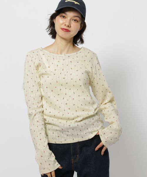 niko and .アイレットテレコレースプルオーバー イエロー L ウィメンズインナー ニコアンド 494717 and ST アンドエスティ(旧ドットエスティ) niko and .アイレットテレコレースプルオーバー イエロー L ウィメンズインナー ニコアンド 494717 and ST アンドエスティ(旧ドットエスティ)