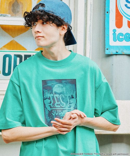niko and .【STRANGER THINGS】コラボ プリントTシャツ Season 1 ライトブルー M メンズインナー ニコアンド 494779 and ST アンドエスティ(旧ドットエスティ) niko and .【STRANGER THINGS】コラボ プリントTシャツ Season 1 ライトブルー M メンズインナー ニコアンド 494779 and ST アンドエスティ(旧ドットエスティ)