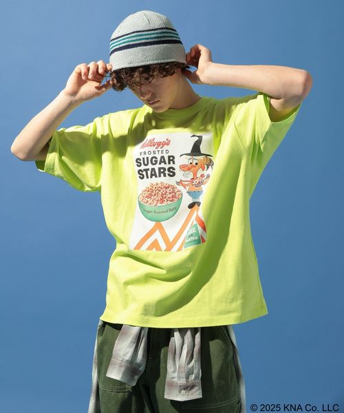 niko and .ケロッグコラボアソートTシャツ イエロー L メンズインナー ニコアンド 494882 and ST アンドエスティ(旧ドットエスティ) niko and .ケロッグコラボアソートTシャツ イエロー L メンズインナー ニコアンド 494882 and ST アンドエスティ(旧ドットエスティ)