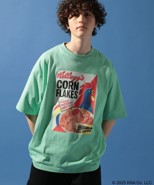 niko and .ケロッグコラボアソートTシャツ グリーン L メンズインナー ニコアンド 494882 and ST アンドエスティ(旧ドットエスティ) niko and .ケロッグコラボアソートTシャツ グリーン L メンズインナー ニコアンド 494882 and ST アンドエスティ(旧ドットエスティ)
