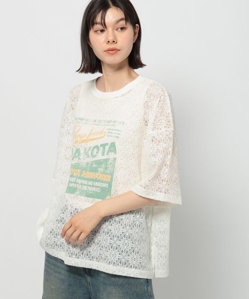 niko and .レースプリントアソートTシャツ ベージュ M ウィメンズインナー ニコアンド 496205 and ST アンドエスティ(旧ドットエスティ) niko and .レースプリントアソートTシャツ ベージュ M ウィメンズインナー ニコアンド 496205 and ST アンドエスティ(旧ドットエスティ)