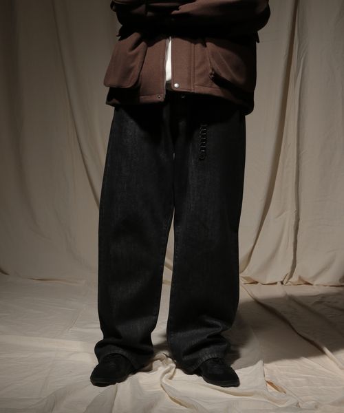 niko and .5-POCKET WIDE DENIM[niko and ...JEANS 2025AW] シルバー L メンズボトムス ニコアンド 496308 and ST アンドエスティ（旧ドットエスティ）