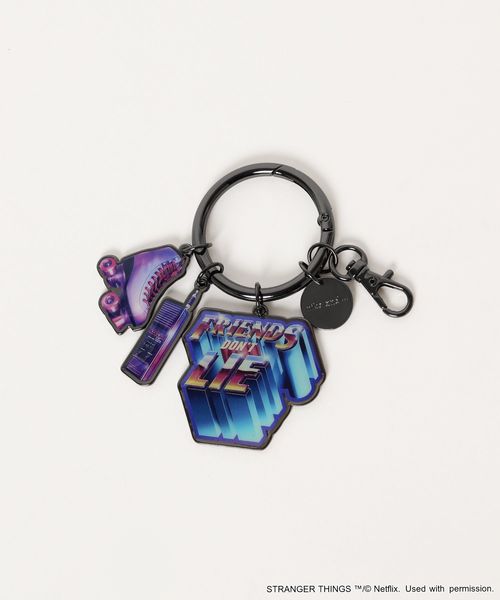 niko and .【STRANGER THINGS】コラボメタルキーチャーム ホワイト ウィメンズグッズ ニコアンド 497271 and ST アンドエスティ(旧ドットエスティ) niko and .【STRANGER THINGS】コラボメタルキーチャーム ホワイト ウィメンズグッズ ニコアンド 497271 and ST アンドエスティ(旧ドットエスティ)