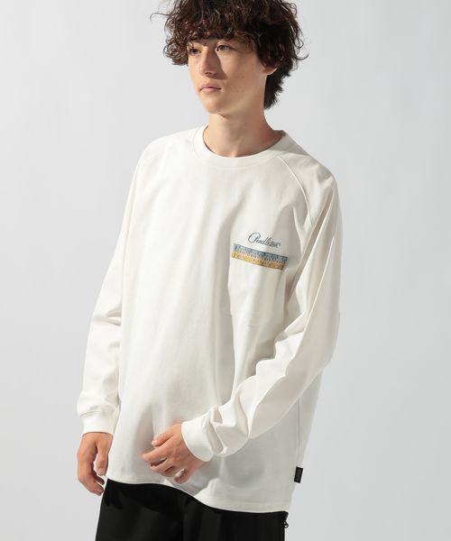 niko and .【PENDLETON(ペンドルトン)】別注ジャガードテープポケットTシャツ ライトグレー L メンズインナー ニコアンド 498617 and ST アンドエスティ(旧ドットエスティ) niko and .【PENDLETON(ペンドルトン)】別注ジャガードテープポケットTシャツ ライトグレー L メンズインナー ニコアンド 498617 and ST アンドエスティ(旧ドットエスティ)