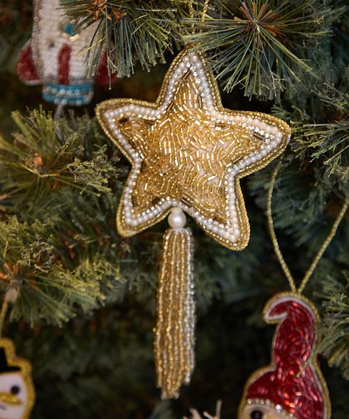 niko and .【2025Xmas】ビーズオーナメント2 季節(クリスマス) ホワイト ニコアンド 499263 and ST アンドエスティ(旧ドットエスティ) niko and .【2025Xmas】ビーズオーナメント2 季節(クリスマス) ホワイト ニコアンド 499263 and ST アンドエスティ(旧ドットエスティ)