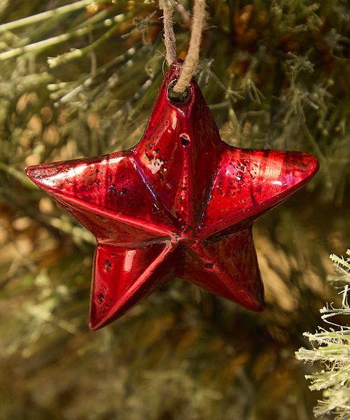 niko and .【2025Xmas】ミニスターオーナメント 季節（クリスマス） レッド ニコアンド 499343 and ST アンドエスティ（旧ドットエスティ）