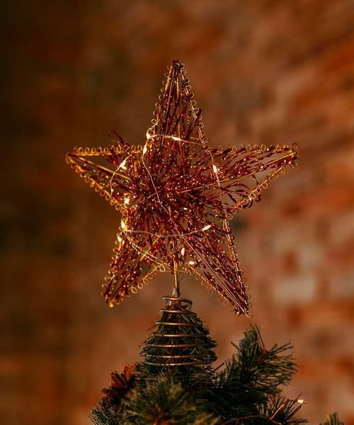 niko and .【2025Xmas】LEDツリートップ 季節（クリスマス） レッド ニコアンド 499799 and ST アンドエスティ（旧ドットエスティ）