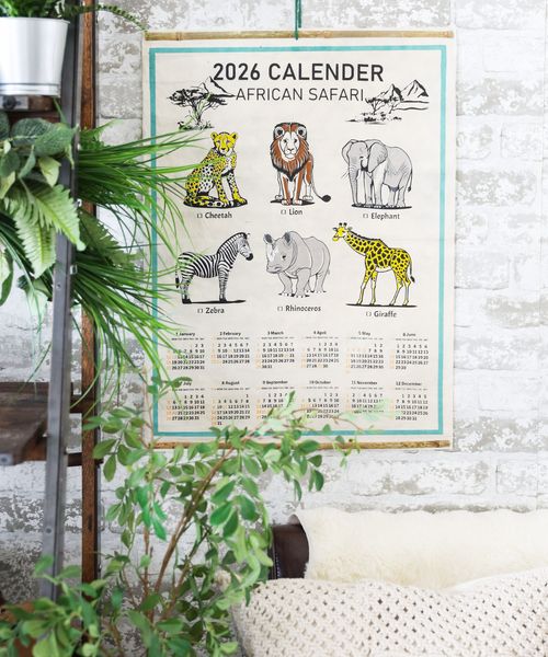 2026年ダイアリー】壁掛けカレンダー アニマル | [公式]ニコアンド
