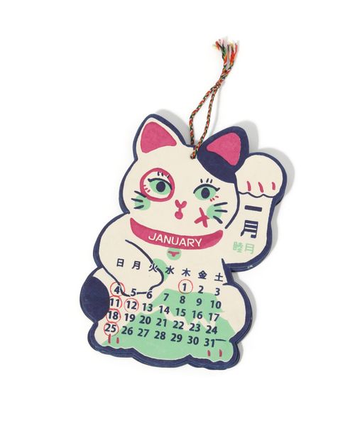 niko and .【2026年ダイアリー】壁掛けカレンダー 招き猫 ステーショナリー クリア ニコアンド 568727 and ST アンドエスティ(旧ドットエスティ) niko and .【2026年ダイアリー】壁掛けカレンダー 招き猫 ステーショナリー クリア ニコアンド 568727 and ST アンドエスティ(旧ドットエスティ)