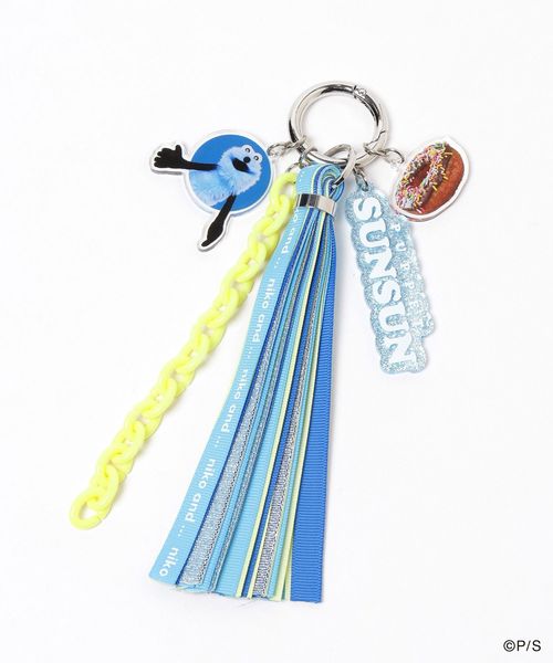 niko and .【パペットスンスン】コラボカラーテープチャーム ライトブルー ウィメンズグッズ ニコアンド 568939 and ST アンドエスティ(旧ドットエスティ) niko and .【パペットスンスン】コラボカラーテープチャーム ライトブルー ウィメンズグッズ ニコアンド 568939 and ST アンドエスティ(旧ドットエスティ)