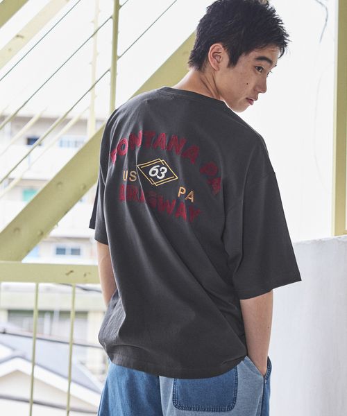 niko and .ベトジャンモチーフ刺繍Tシャツ チャコールグレー M メンズインナー ニコアンド 569054 and ST アンドエスティ(旧ドットエスティ) niko and .ベトジャンモチーフ刺繍Tシャツ チャコールグレー M メンズインナー ニコアンド 569054 and ST アンドエスティ(旧ドットエスティ)