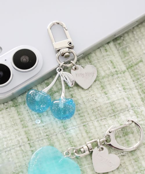 niko and .カラフルチェリーチャーム[tiny tiny(ティニーティニー)] ライトブルー ｔｉｎｙ ｔｉｎｙ ニコアンド 571262 and ST アンドエスティ（旧ドットエスティ）