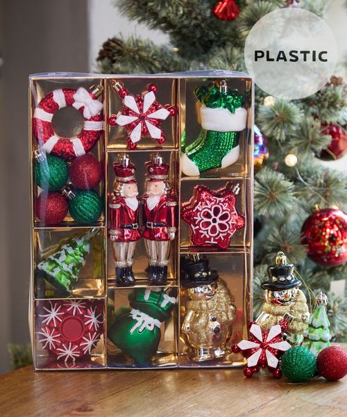 mami クリスマスオーナメントセット 2025Xmas】プラスチックオーナメントセット14個入り | [公式