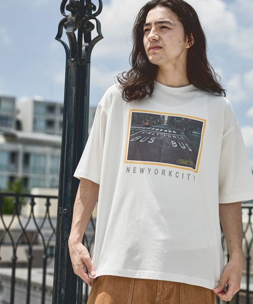 niko and .アソートフォトプリントTシャツ ホワイト L メンズインナー ニコアンド 571840 and ST アンドエスティ(旧ドットエスティ) niko and .アソートフォトプリントTシャツ ホワイト L メンズインナー ニコアンド 571840 and ST アンドエスティ(旧ドットエスティ)