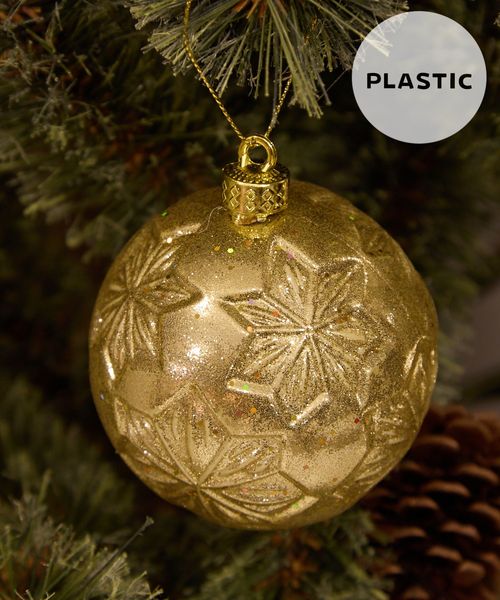 niko and .【2025Xmas】プラボールオーナメント/直径８cm １ 季節（クリスマス） オフホワイト ニコアンド 571846 and ST アンドエスティ（旧ドットエスティ）