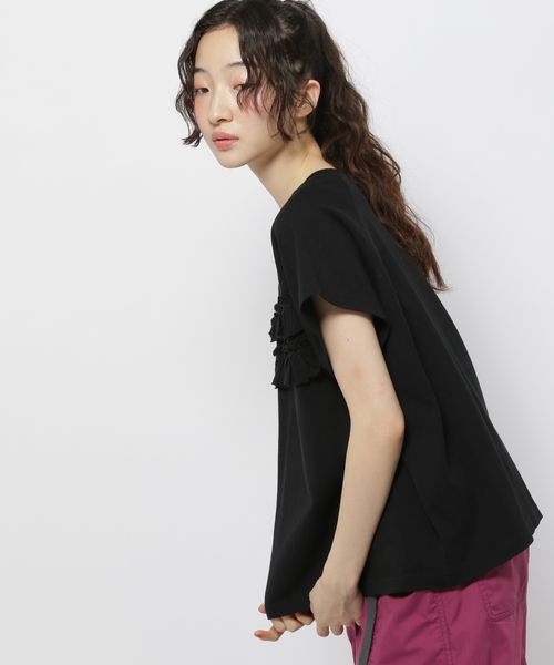 niko and .フリル加工フレンチTシャツ シルバー FREE ウィメンズインナー ニコアンド 571926 and ST アンドエスティ(旧ドットエスティ) niko and .フリル加工フレンチTシャツ シルバー FREE ウィメンズインナー ニコアンド 571926 and ST アンドエスティ(旧ドットエスティ)