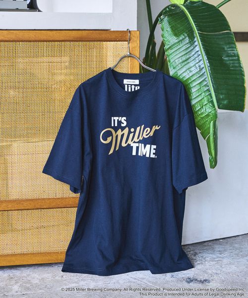 niko and .【COOR LIGHTS / MILLER LITE】コラボプリントTシャツ ネイビー L メンズインナー ニコアンド 574348 and ST アンドエスティ(旧ドットエスティ) niko and .【COOR LIGHTS / MILLER LITE】コラボプリントTシャツ ネイビー L メンズインナー ニコアンド 574348 and ST アンドエスティ(旧ドットエスティ)