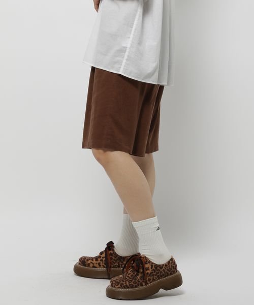 niko and .刺繍ショートパンツ ライトベージュ FREE ウィメンズボトムス ニコアンド 574381 and ST アンドエスティ(旧ドットエスティ) niko and .刺繍ショートパンツ ライトベージュ FREE ウィメンズボトムス ニコアンド 574381 and ST アンドエスティ(旧ドットエスティ)