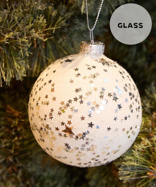 niko and .【2025Xmas】ガラスボールオーナメント/直径8cm 4 季節(クリスマス) ホワイト ニコアンド 574390 and ST アンドエスティ(旧ドットエスティ) niko and .【2025Xmas】ガラスボールオーナメント/直径8cm 4 季節(クリスマス) ホワイト ニコアンド 574390 and ST アンドエスティ(旧ドットエスティ)