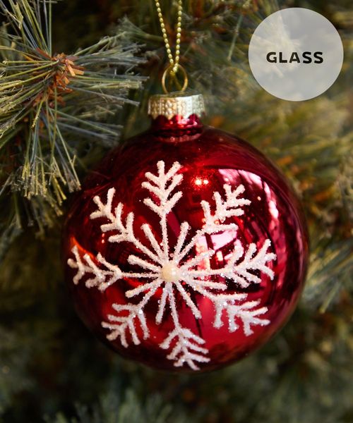 niko and .【2025Xmas】ガラスボールオーナメント/直径8cm 4 季節(クリスマス) レッド ニコアンド 574390 and ST アンドエスティ(旧ドットエスティ) niko and .【2025Xmas】ガラスボールオーナメント/直径8cm 4 季節(クリスマス) レッド ニコアンド 574390 and ST アンドエスティ(旧ドットエスティ)