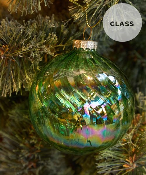 niko and .【2025Xmas】ガラスボールオーナメント/直径８cm ４ 季節（クリスマス） グリーン ニコアンド 574390 and ST アンドエスティ（旧ドットエスティ）