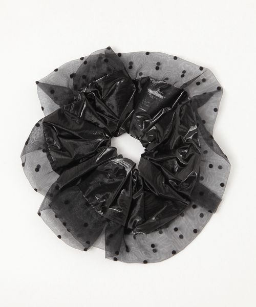 niko and .ドット柄レースシュシュ[tiny tiny(ティニーティニー)] シルバー ｔｉｎｙ ｔｉｎｙ ニコアンド 576285 and ST アンドエスティ（旧ドットエスティ）