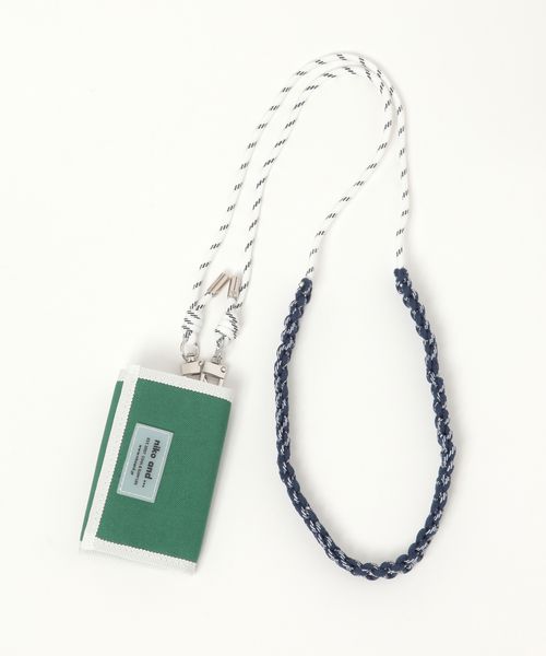 niko and .オリジナルストラップ付きミニ財布 グリーン ウィメンズグッズ ニコアンド 576727 and ST アンドエスティ(旧ドットエスティ) niko and .オリジナルストラップ付きミニ財布 グリーン ウィメンズグッズ ニコアンド 576727 and ST アンドエスティ(旧ドットエスティ)