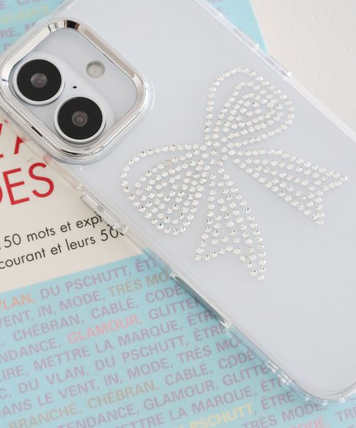 niko and .モチーフストーンiPhone16ケース[tiny tiny(ティニーティニー)] ホワイト ｔｉｎｙ ｔｉｎｙ ニコアンド 576967 and ST アンドエスティ（旧ドットエスティ）