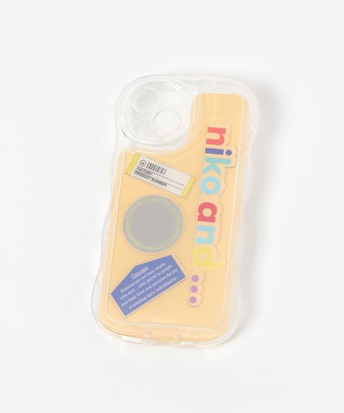 niko and .オリジナルニコロゴアクリルパーツ付きケース(iPhone14/15) ガジェット オレンジ ニコアンド 577240 and ST アンドエスティ(旧ドットエスティ) niko and .オリジナルニコロゴアクリルパーツ付きケース(iPhone14/15) ガジェット オレンジ ニコアンド 577240 and ST アンドエスティ(旧ドットエスティ)