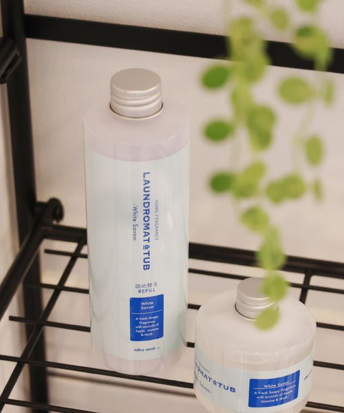 niko and .[LAUNDROMAT & TUB]アロマディフューザー詰め替え用/内容量250ml【リニューアル】 LAUNDROMAT＆TUB ライトブルー ニコアンド 577310 and ST アンドエスティ（旧ドットエスティ）