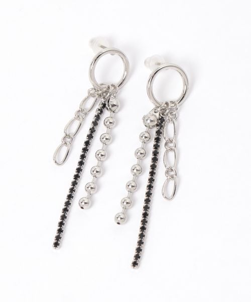 niko and .3連チェーンピアス グレー ウィメンズグッズ ニコアンド 578610 and ST アンドエスティ(旧ドットエスティ) niko and .3連チェーンピアス グレー ウィメンズグッズ ニコアンド 578610 and ST アンドエスティ(旧ドットエスティ)