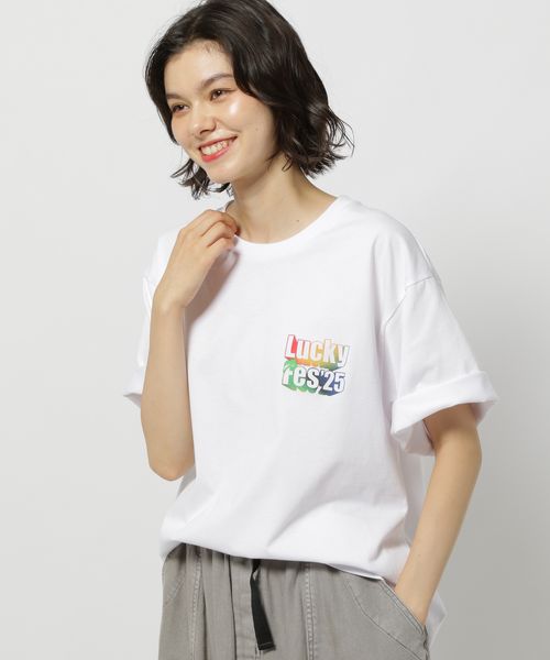 niko and .【LuckyFes'25】プリントTEE ホワイト メンズインナー ニコアンド 579227 and ST アンドエスティ(旧ドットエスティ) niko and .【LuckyFes'25】プリントTEE ホワイト メンズインナー ニコアンド 579227 and ST アンドエスティ(旧ドットエスティ)