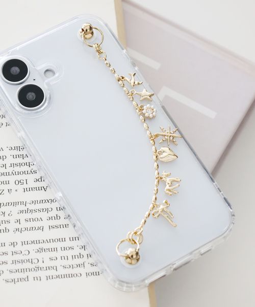 niko and .チェーン付きiPhone16ケース[tiny tiny(ティニーティニー)] イエロー ｔｉｎｙ ｔｉｎｙ ニコアンド 580039 and ST アンドエスティ（旧ドットエスティ）