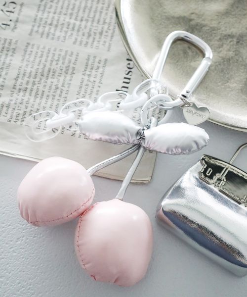 niko and .パフチェーンチャーム[tiny tiny(ティニーティニー)] ピンク ｔｉｎｙ ｔｉｎｙ ニコアンド 580040 and ST アンドエスティ（旧ドットエスティ）