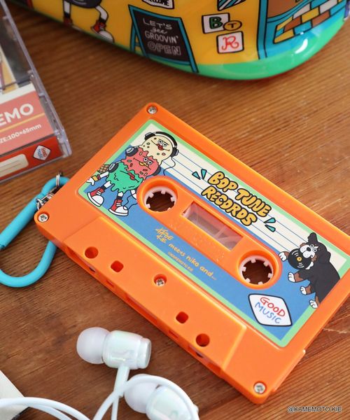 niko and .【BOP TUNE RECORDS】カセットテープキーホルダー ステーショナリー オレンジ ニコアンド 580299 and ST アンドエスティ(旧ドットエスティ) niko and .【BOP TUNE RECORDS】カセットテープキーホルダー ステーショナリー オレンジ ニコアンド 580299 and ST アンドエスティ(旧ドットエスティ)