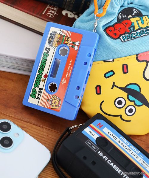 niko and .【BOP TUNE RECORDS】カセットテープキーホルダー ステーショナリー ライトブルー ニコアンド 580299 and ST アンドエスティ(旧ドットエスティ) niko and .【BOP TUNE RECORDS】カセットテープキーホルダー ステーショナリー ライトブルー ニコアンド 580299 and ST アンドエスティ(旧ドットエスティ)
