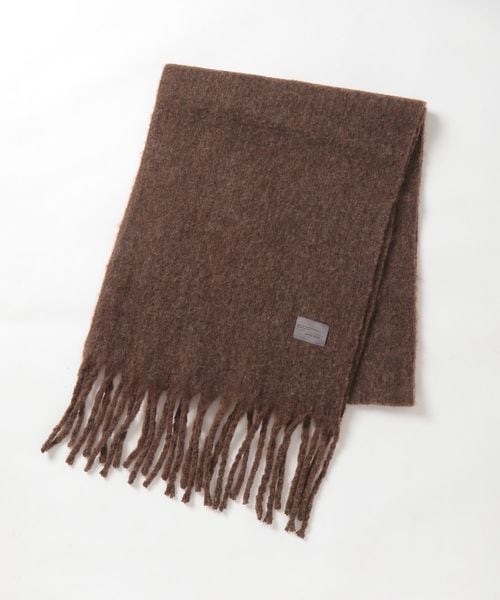 niko and .ウール混ボリュームマフラー ライトベージュ FREE メンズグッズ ニコアンド 580840 and ST アンドエスティ（旧ドットエスティ）