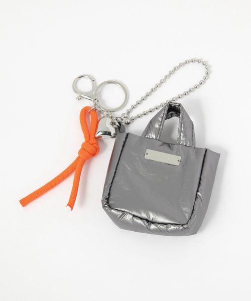 niko and .ミニトートBAGチャーム グレー ウィメンズグッズ ニコアンド 581038 and ST アンドエスティ(旧ドットエスティ) niko and .ミニトートBAGチャーム グレー ウィメンズグッズ ニコアンド 581038 and ST アンドエスティ(旧ドットエスティ)