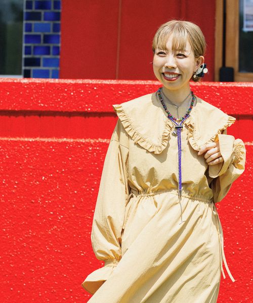 niko and .[Make stuff '25] aimiしぼれーるワンピ ブラウン L ウィメンズワンピース＆チュニック ニコアンド 586865 and ST アンドエスティ（旧ドットエスティ）