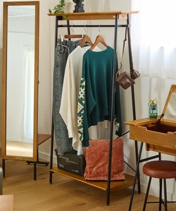 niko and... ハンガーラック 幅90cm］ハンガーラック/チルネストシリーズ【大型家具】 | [公式