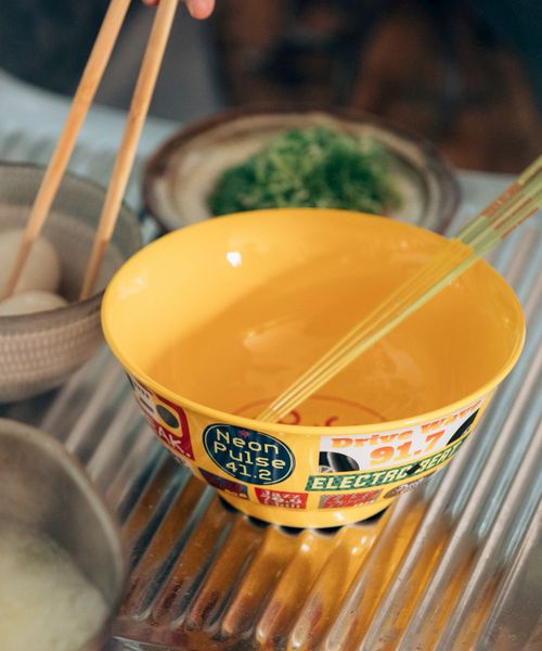 niko and .【タワーレコード】コラボラーメン鉢 食器 イエロー ニコアンド 589070 and ST アンドエスティ(旧ドットエスティ) niko and .【タワーレコード】コラボラーメン鉢 食器 イエロー ニコアンド 589070 and ST アンドエスティ(旧ドットエスティ)