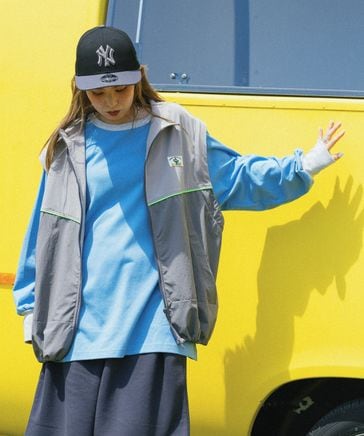 てぃら　袖トレルブルゾン　グリーン　ニコアンド Make stuff '25] てぃら袖トレルブルゾン | [公式]ニコアンド（niko