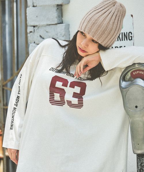 niko and .フットボールフェードチュニックTシャツ ベージュ FREE ウィメンズインナー ニコアンド 590582 and ST アンドエスティ(旧ドットエスティ) niko and .フットボールフェードチュニックTシャツ ベージュ FREE ウィメンズインナー ニコアンド 590582 and ST アンドエスティ(旧ドットエスティ)