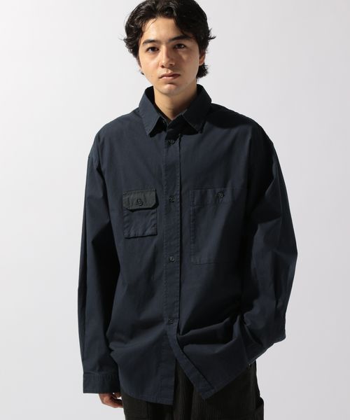 niko and .製品染めワークシャツ ネイビー L メンズインナー ニコアンド 590908 and ST アンドエスティ(旧ドットエスティ) niko and .製品染めワークシャツ ネイビー L メンズインナー ニコアンド 590908 and ST アンドエスティ(旧ドットエスティ)