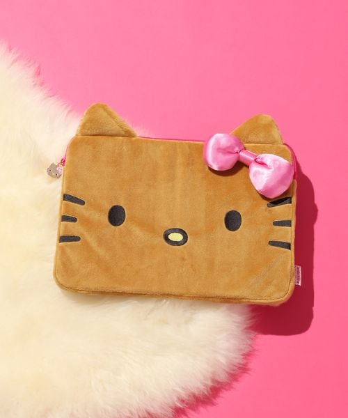 niko and .【ハローキティ】お顔PCケース[tiny tiny(ティニーティニー)] ライトベージュ ｔｉｎｙ ｔｉｎｙ ニコアンド 591607 and ST アンドエスティ（旧ドットエスティ）