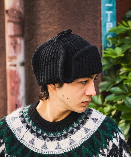 niko and .ウール混フライトニットワッチ シルバー FREE メンズグッズ ニコアンド 591825 and ST アンドエスティ（旧ドットエスティ）