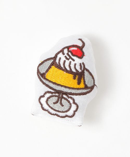 niko and .レトロフード刺繍マグネット ステーショナリー ホワイト ニコアンド 593466 and ST アンドエスティ(旧ドットエスティ) niko and .レトロフード刺繍マグネット ステーショナリー ホワイト ニコアンド 593466 and ST アンドエスティ(旧ドットエスティ)