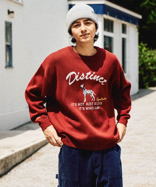 niko and .【WEB限定カラー登場!】アニマルグラフィックニットプルオーバー ボルドー L メンズインナー ニコアンド 594081 and ST アンドエスティ(旧ドットエスティ) niko and .【WEB限定カラー登場!】アニマルグラフィックニットプルオーバー ボルドー L メンズインナー ニコアンド 594081 and ST アンドエスティ(旧ドットエスティ)