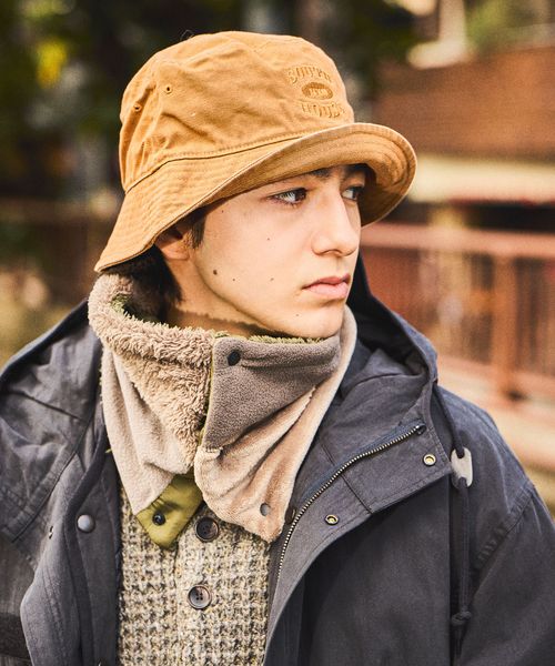 niko and .カレッジロゴダックハット ベージュ FREE メンズグッズ ニコアンド 595774 and ST アンドエスティ（旧ドットエスティ）